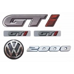 Kit Emblemas Gol GTI 89 a 94  Kit Emblemas Gol GTI 89 a 94